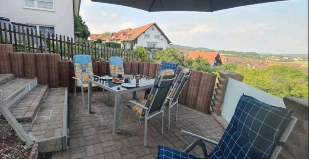 Ferienwohnung Look wide Oberelsbach Exterior foto